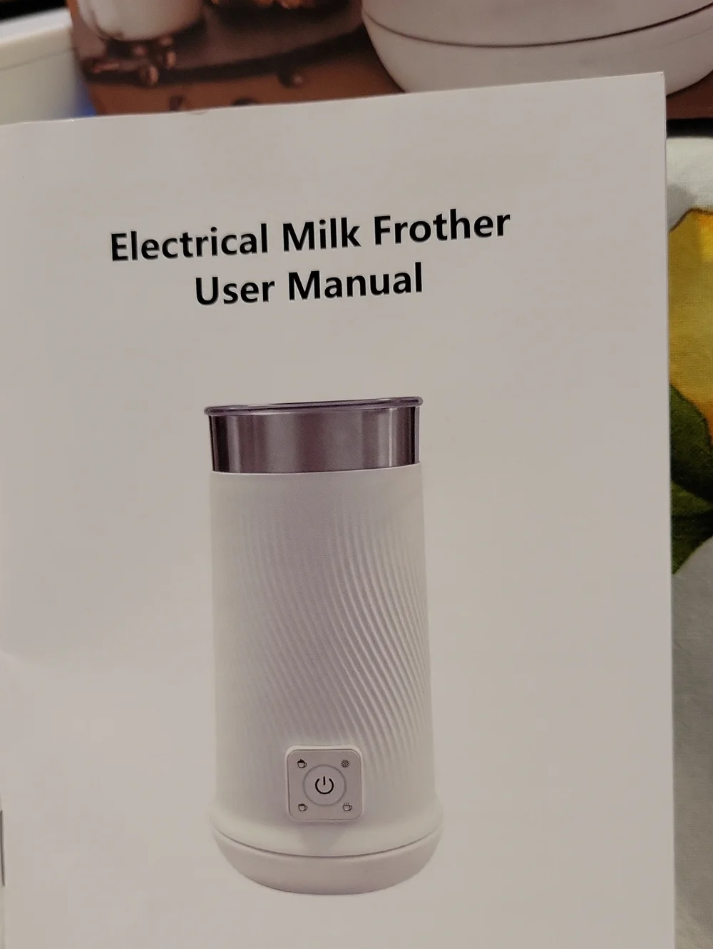 Milk Frother NWT In Orig.box/ Never Used! White& Stainless
